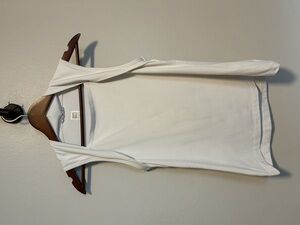 North Face white athletic tank top Size S with vapor wick